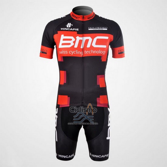 Bmc Ropa Ciclismo Culotte Corto 2012 Mangas Cortas Negro y Rojo